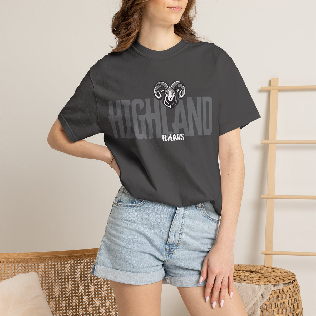 Highland High School Rams T-Shirt | school tee