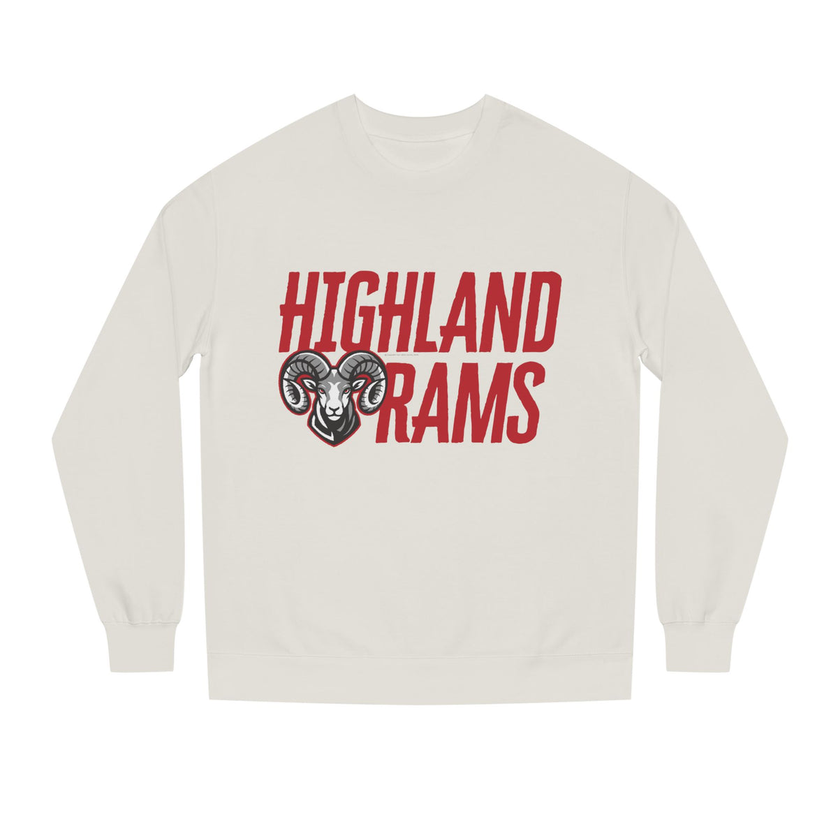 Highland High School Rams | Crew Neck Sweatshirt