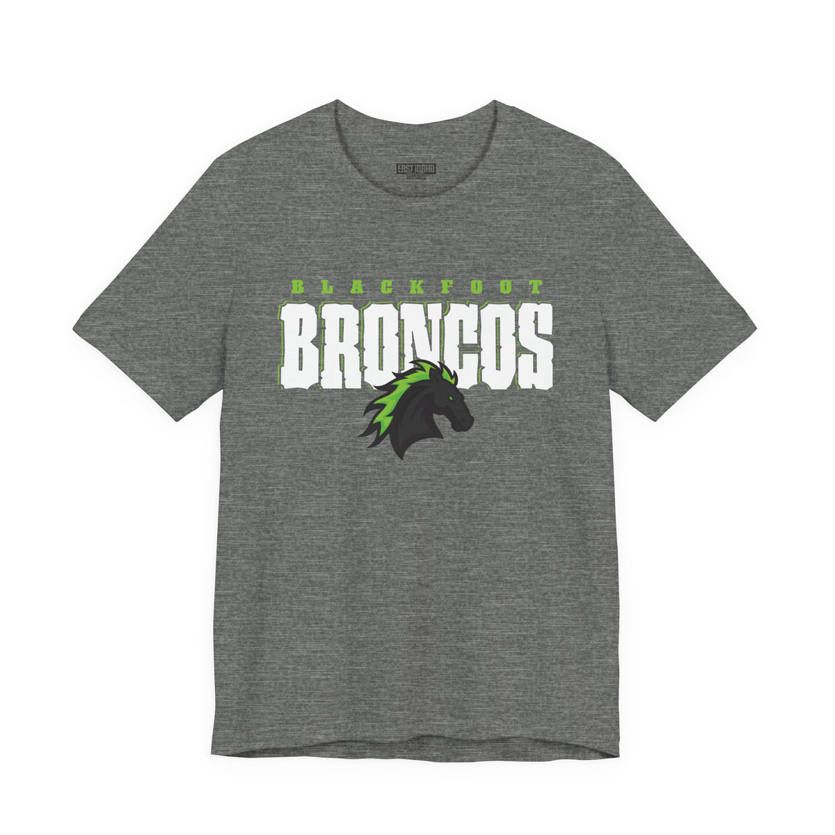 Blackfoot High School Broncos Tee | Big Word Shirt