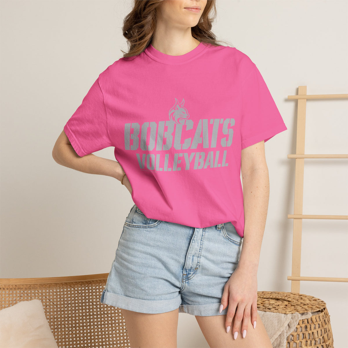 Madison High School Bobcats T-Shirt | volleyball tee