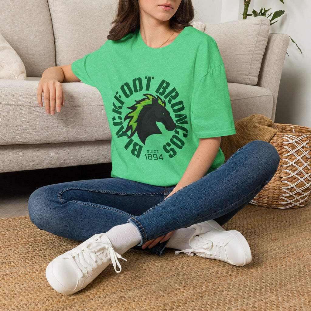 Blackfoot High School Broncos T-Shirt | Mascot Athletic Tee
