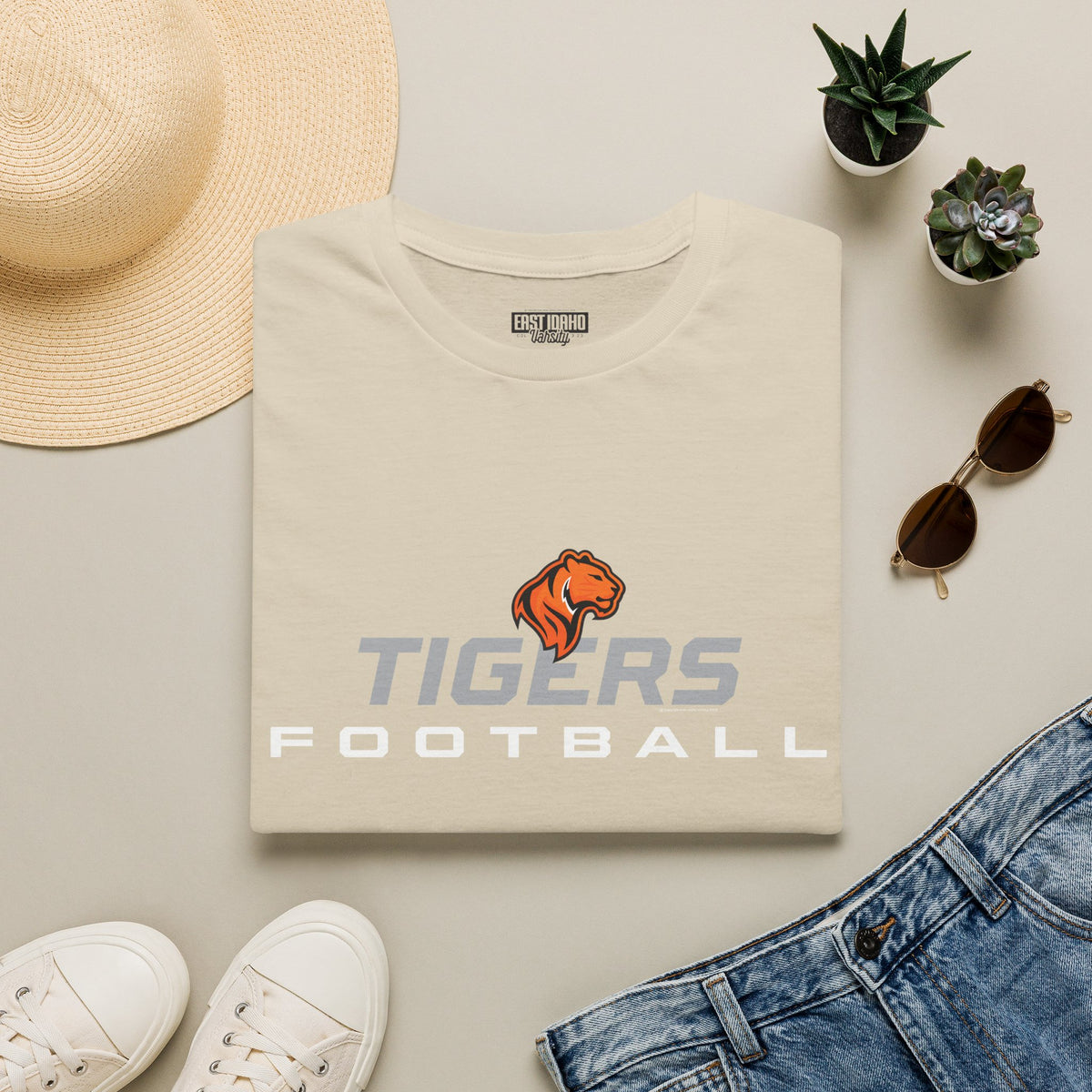 Idaho Falls High School Tigers T-Shirt | football graphic