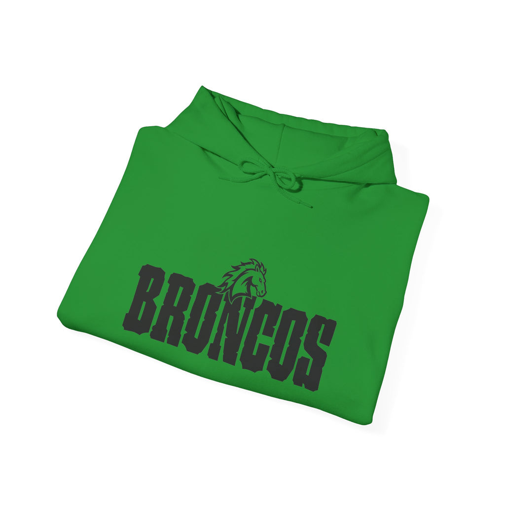 Blackfoot High School Broncos Hoodie | Minimal Graphic