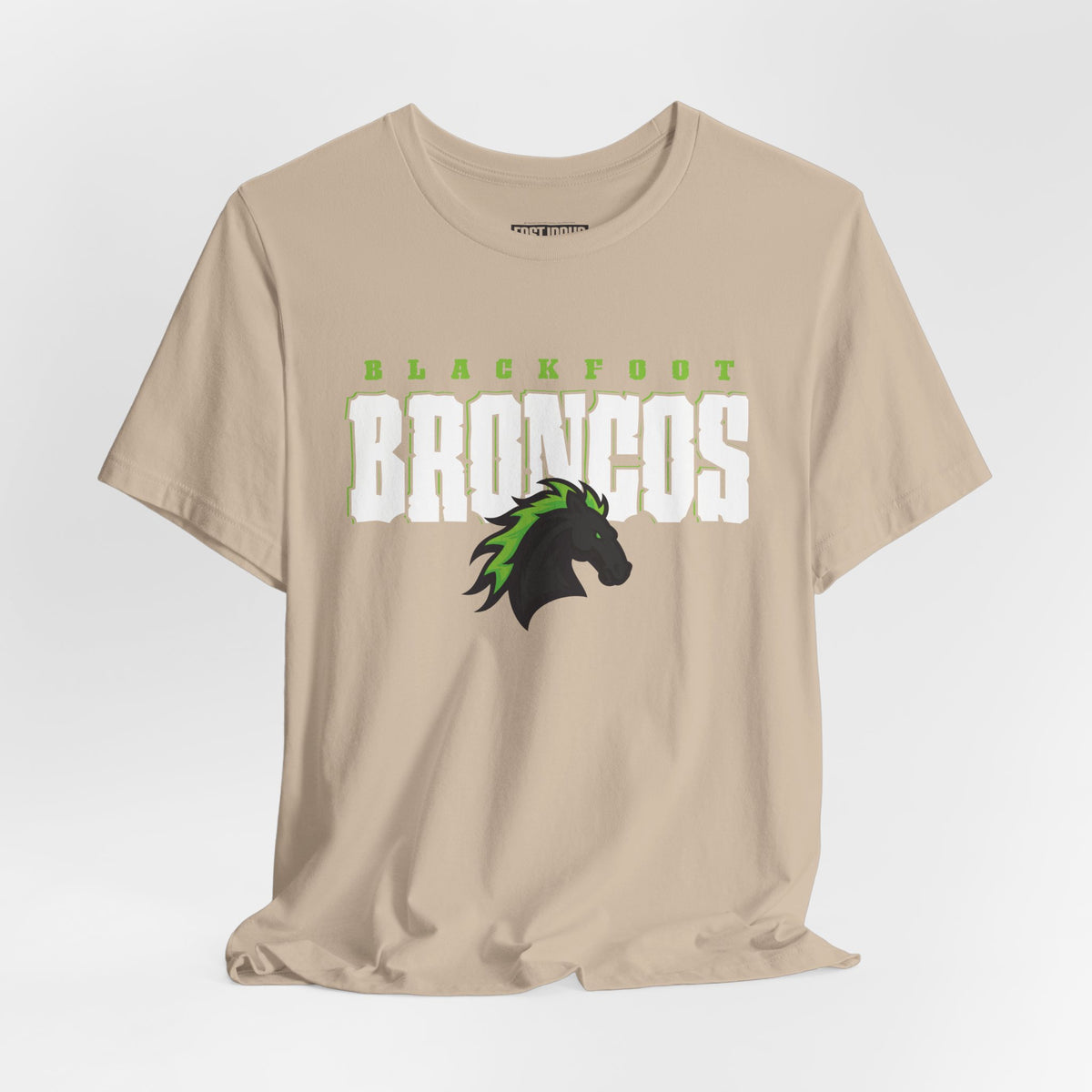 Blackfoot High School Broncos Tee | Big Word Shirt