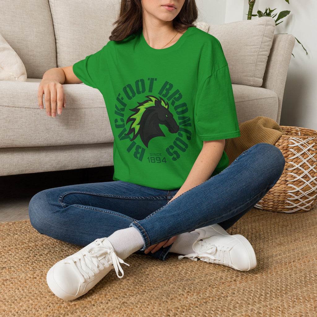 Blackfoot High School Broncos T-Shirt | Mascot Athletic Tee