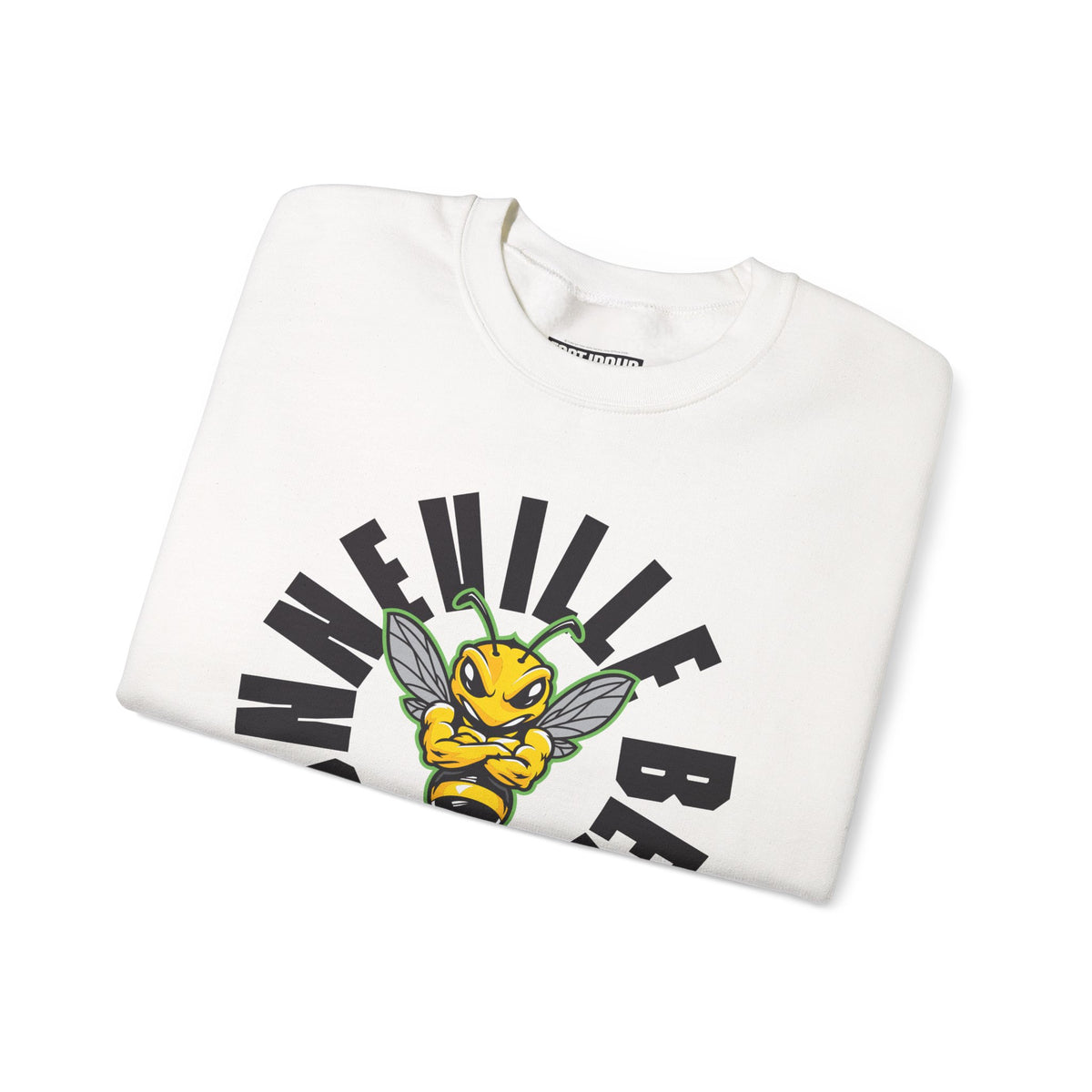Bonneville High School Bees Crewneck Sweatshirt | School Spirit, in neon for theme nights