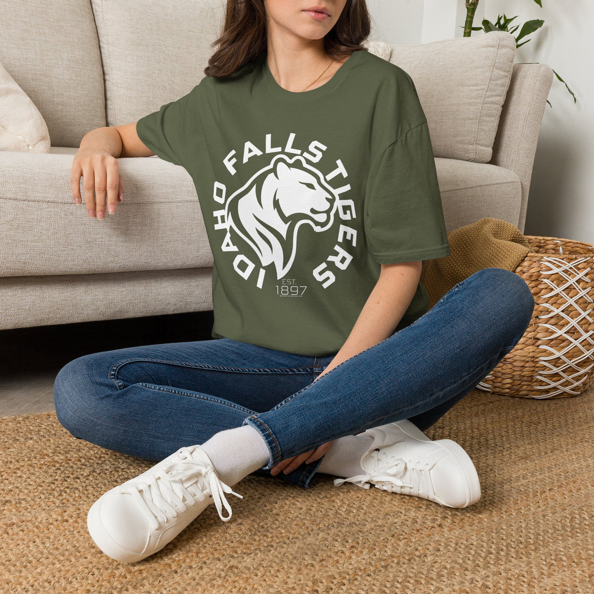 Idaho Falls High School Tigers T-Shirt | circle graphic