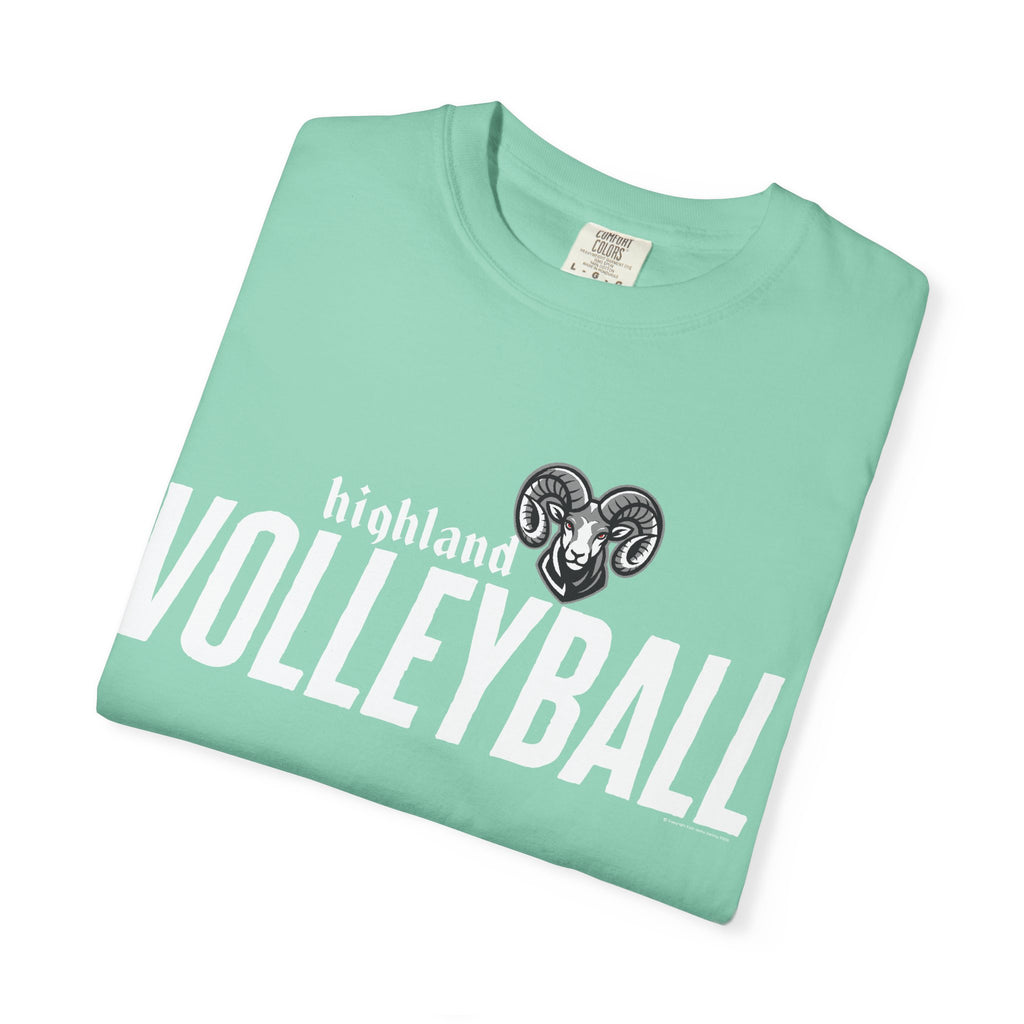 Highland High School Rams T-Shirt | volleyball tee
