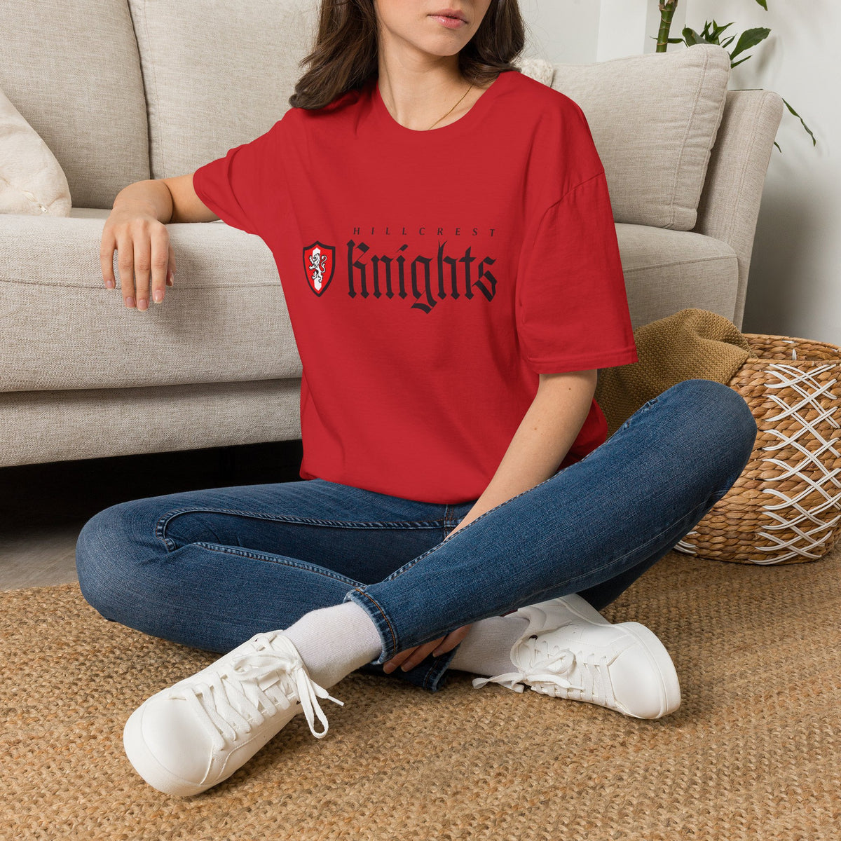 Hillcrest High School Knights T-Shirt | shield graphic