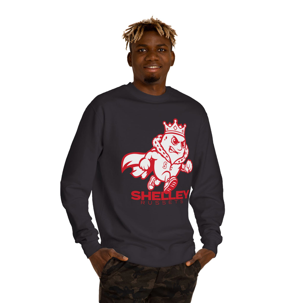 Shelley High School Russets | Crew Neck Sweatshirt