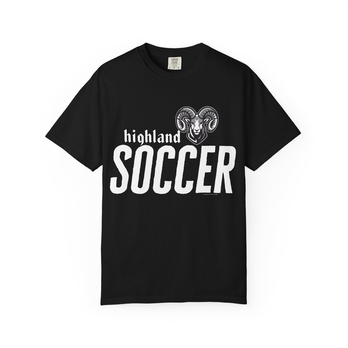 Highland High School Rams T-Shirt | soccer tee