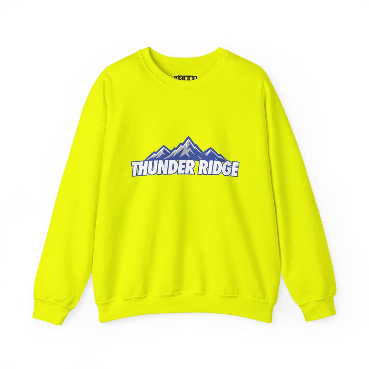 Thunder Ridge High School Titans Sweatshirt | mountain graphic, available in neons for theme nights