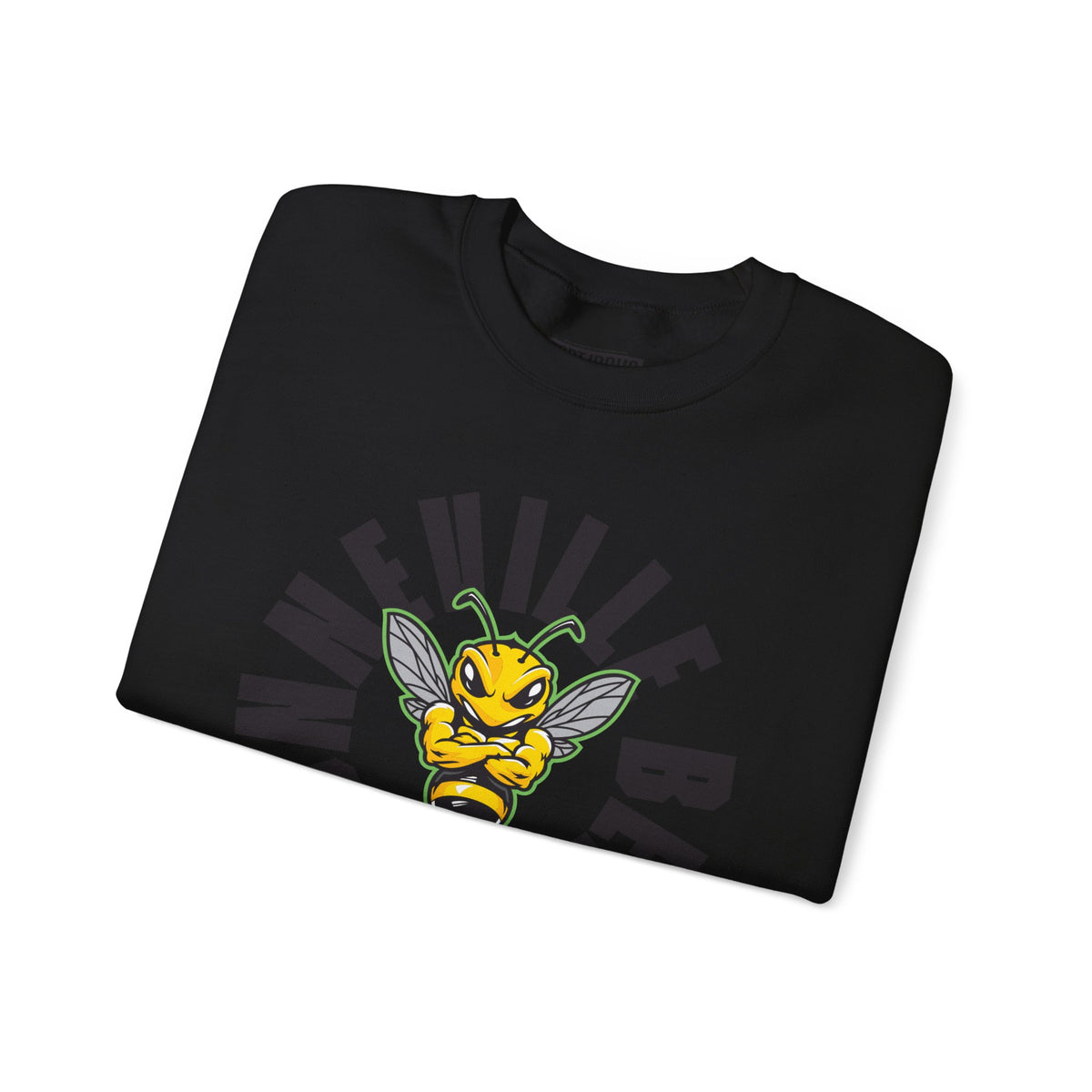 Bonneville High School Bees Crewneck Sweatshirt | School Spirit, in neon for theme nights