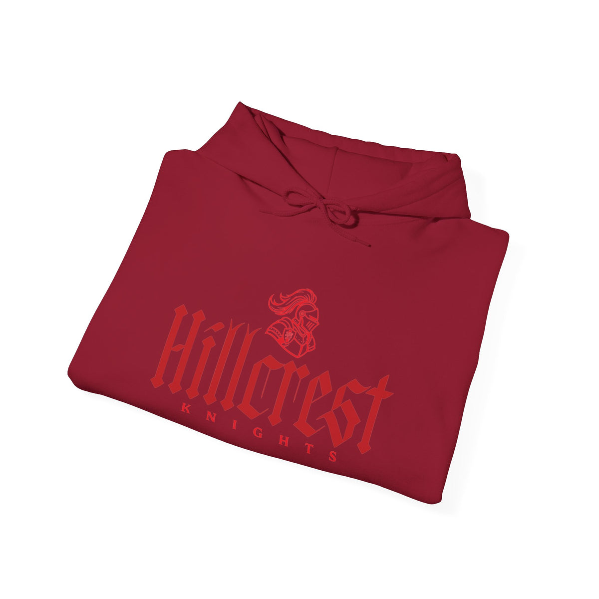 Hillcrest High School Knights Hoodie | red graphic