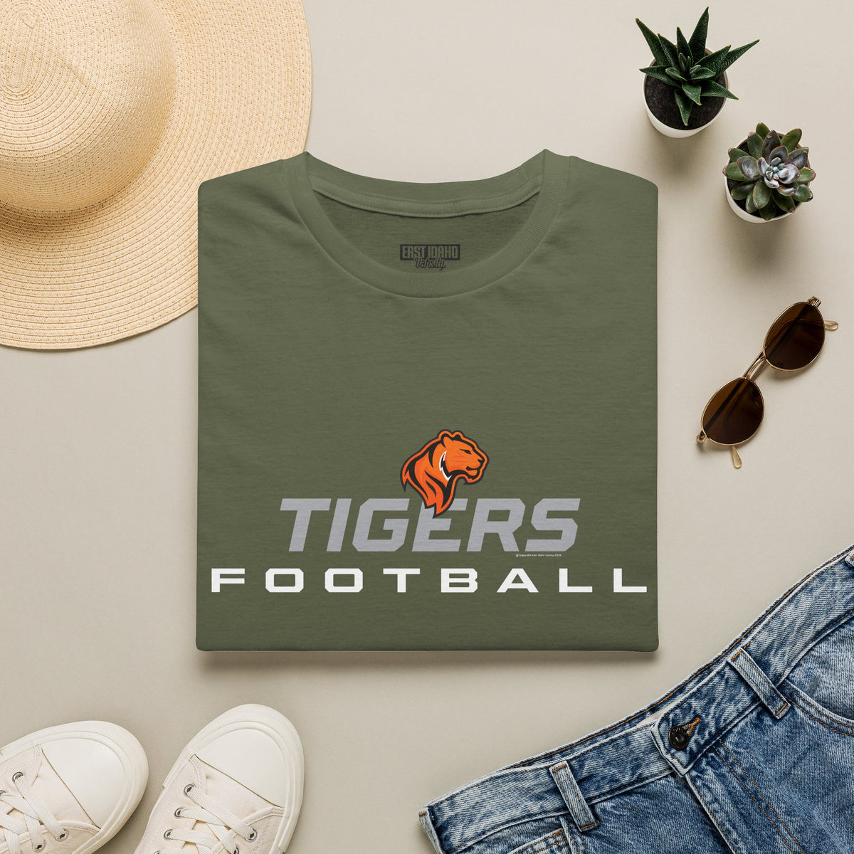 Idaho Falls High School Tigers T-Shirt | football graphic