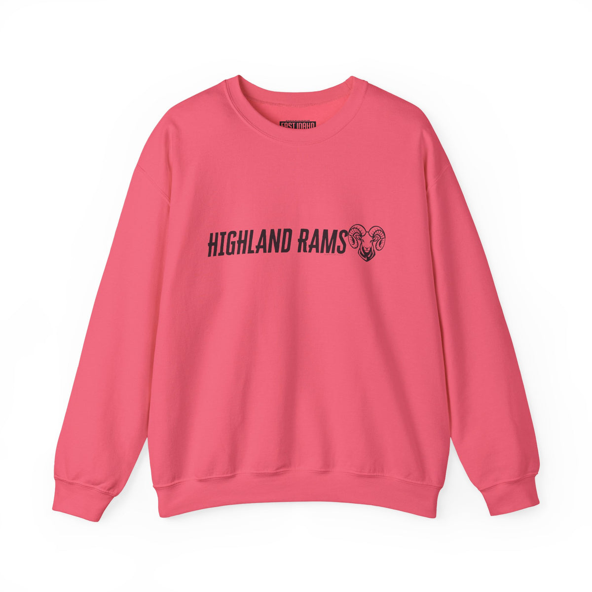 Highland High School Rams | Crewneck Sweatshirt | available in neons for theme nights
