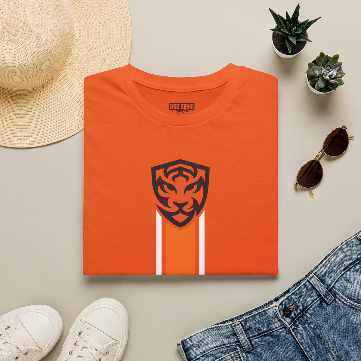 Idaho Falls High School Tigers T-Shirt | stripes graphic