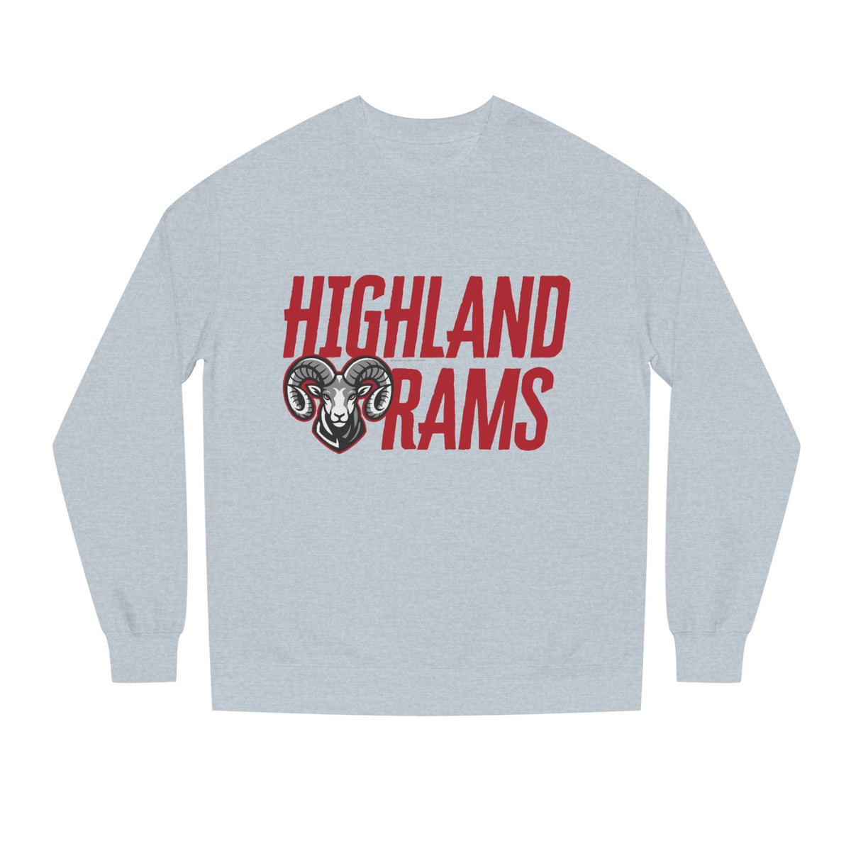 Highland High School Rams | Crew Neck Sweatshirt
