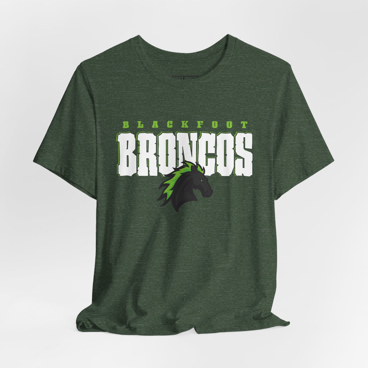 Blackfoot High School Broncos Tee | Big Word Shirt
