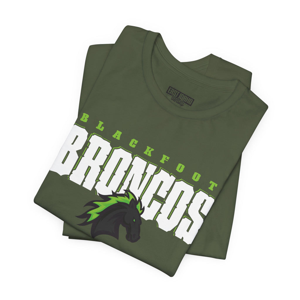 Blackfoot High School Broncos Tee | Big Word Shirt