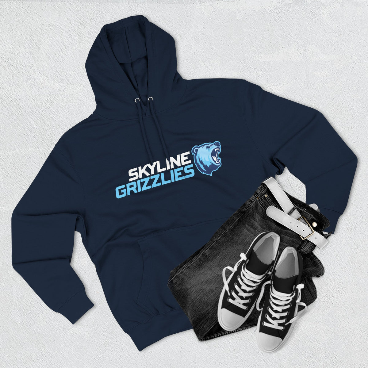 Skyline High School Grizzlies Logo Hoodie | Bear-1 Idaho