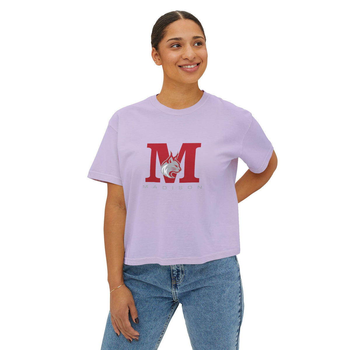Madison High School Bobcats | Women's Boxy Tee