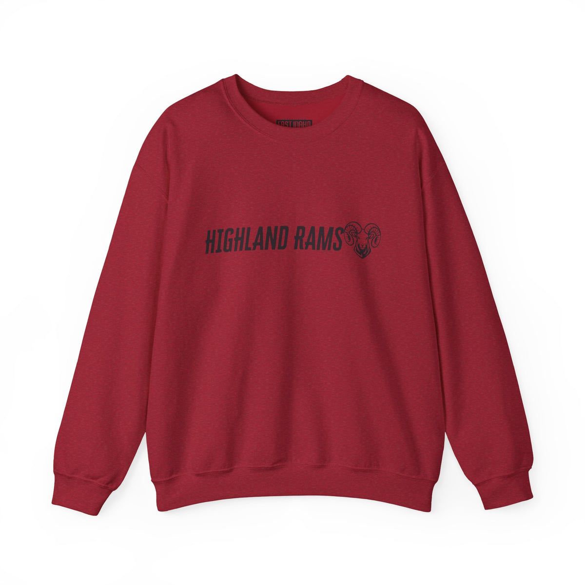 Highland High School Rams | Crewneck Sweatshirt | available in neons for theme nights