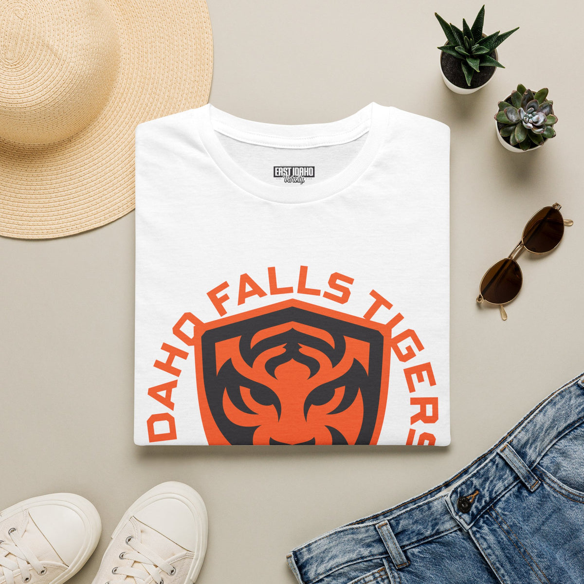 Idaho Falls High School Tigers T-Shirt | circle graphic