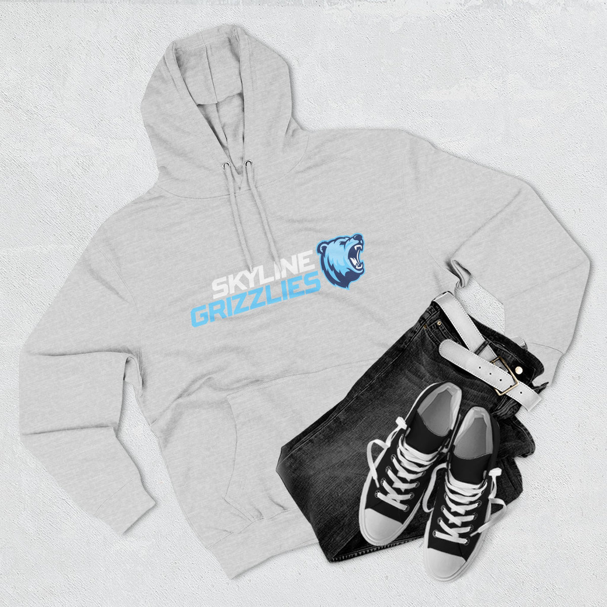 Skyline High School Grizzlies Logo Hoodie | Bear-1 Idaho