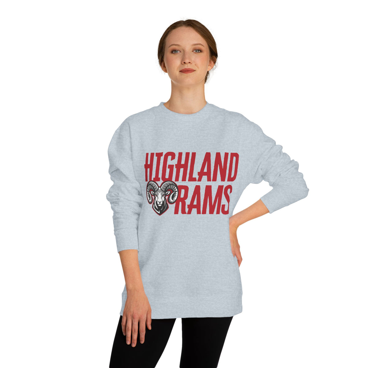 Highland High School Rams | Crew Neck Sweatshirt