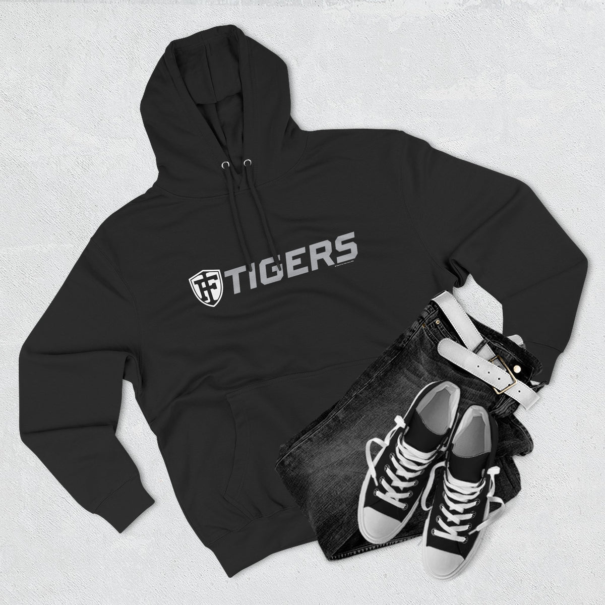 Idaho Falls High School Tigers Shield Logo Hoodie