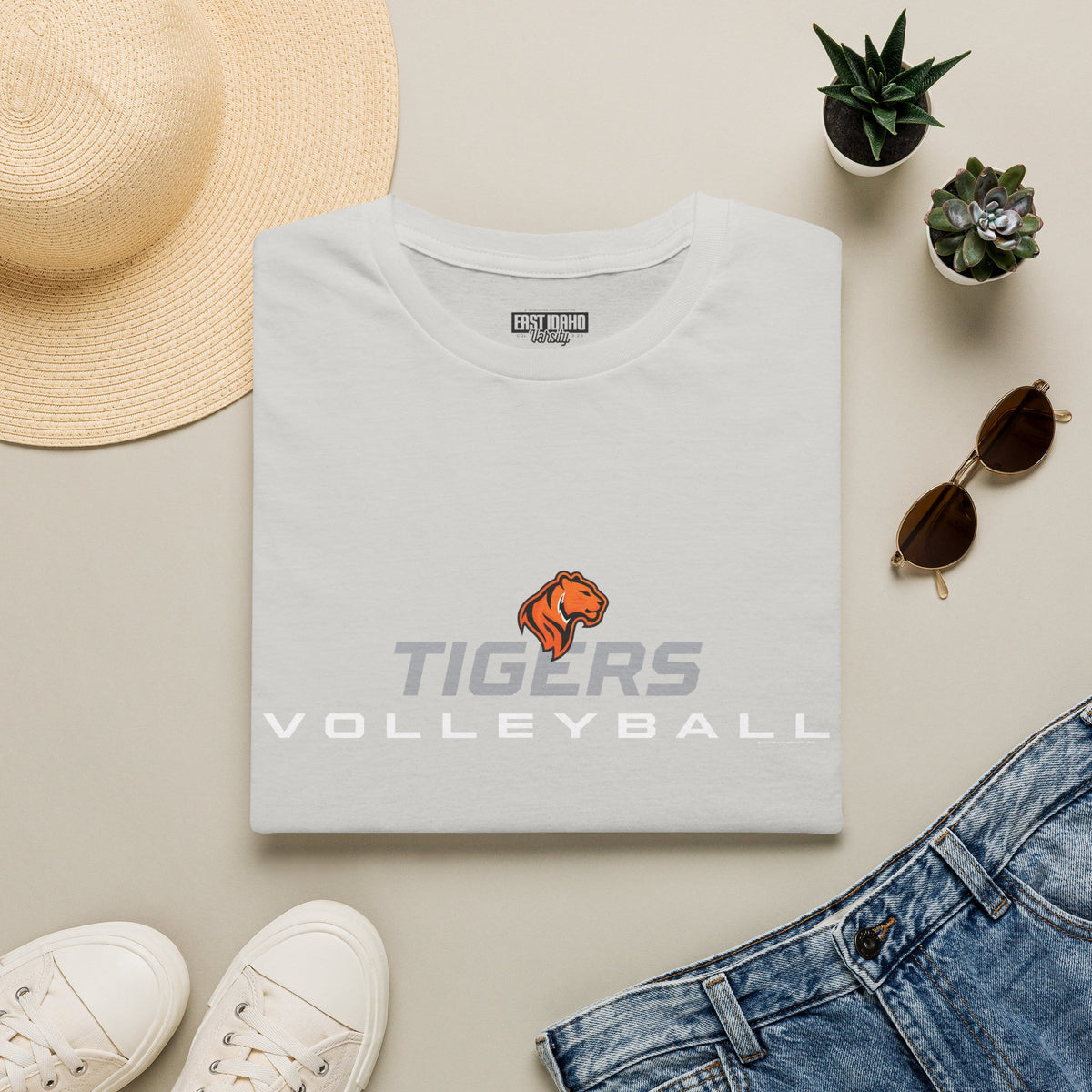 Idaho Falls High School Tigers T-Shirt | volleyball graphic