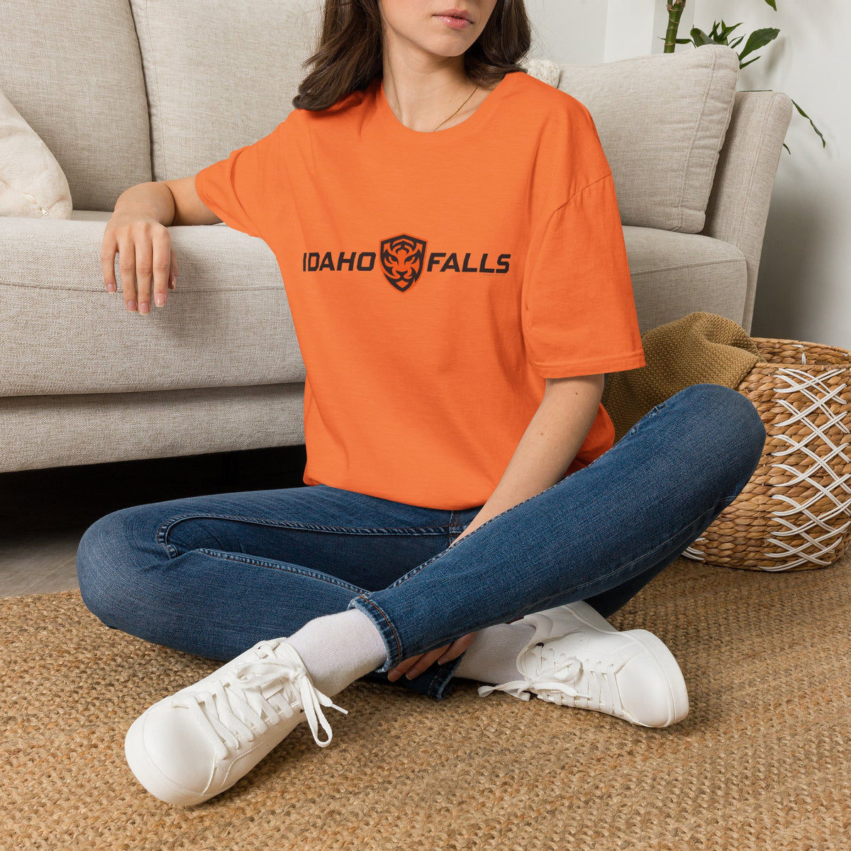Idaho Falls High School Tigers T-Shirt | shield graphic