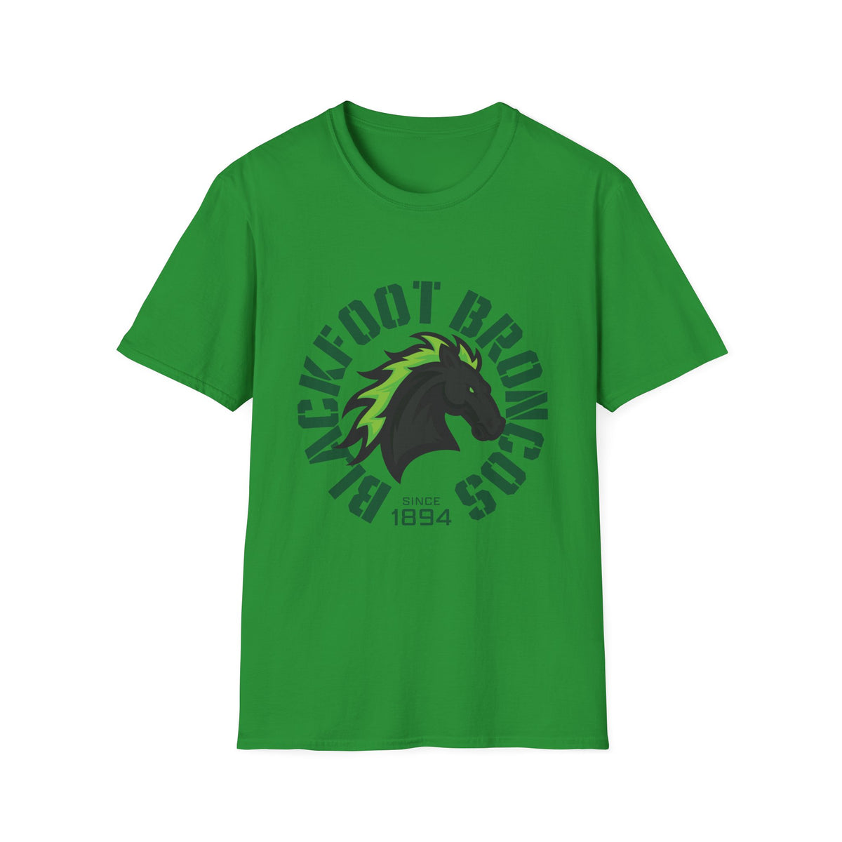 Blackfoot High School Broncos T-Shirt | Mascot Athletic Tee