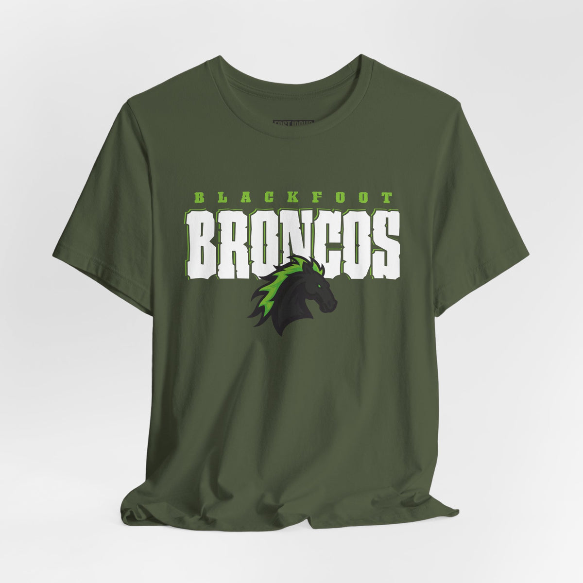 Blackfoot High School Broncos Tee | Big Word Shirt