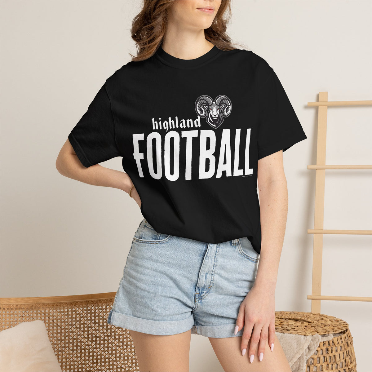 Highland High School Rams T-Shirt | football tee