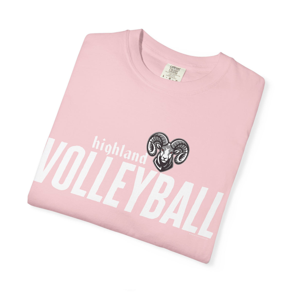Highland High School Rams T-Shirt | volleyball tee