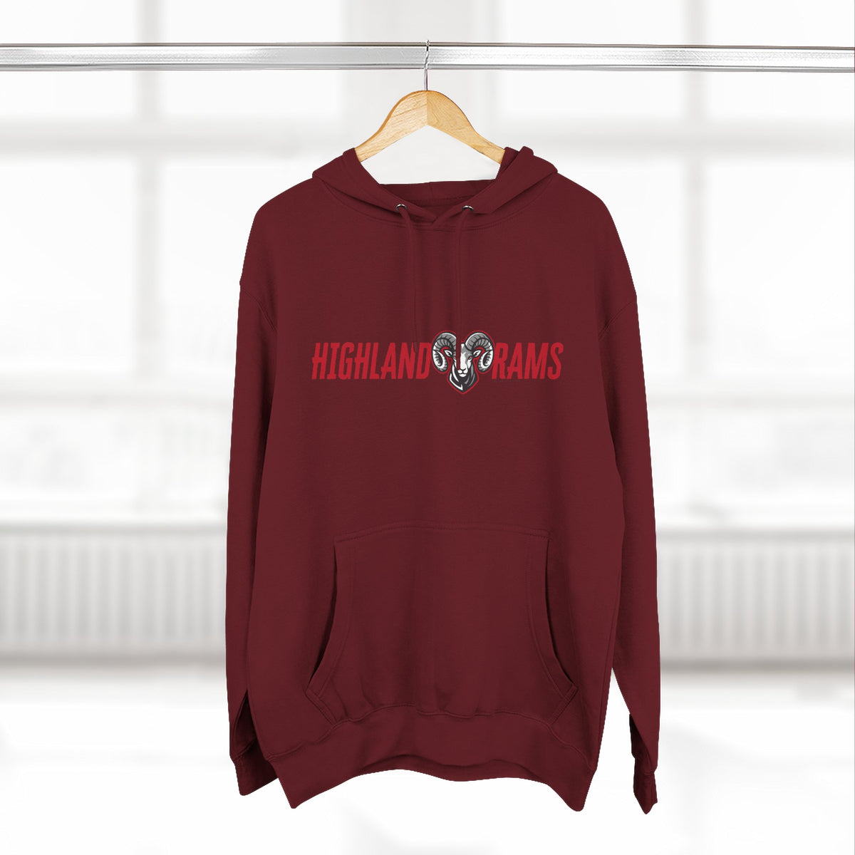 Highland High School Rams Hoodie