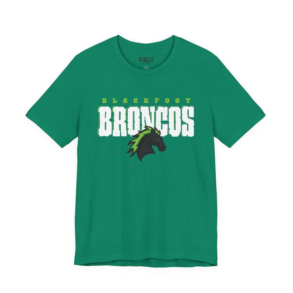 Blackfoot High School Broncos Tee | Big Word Shirt