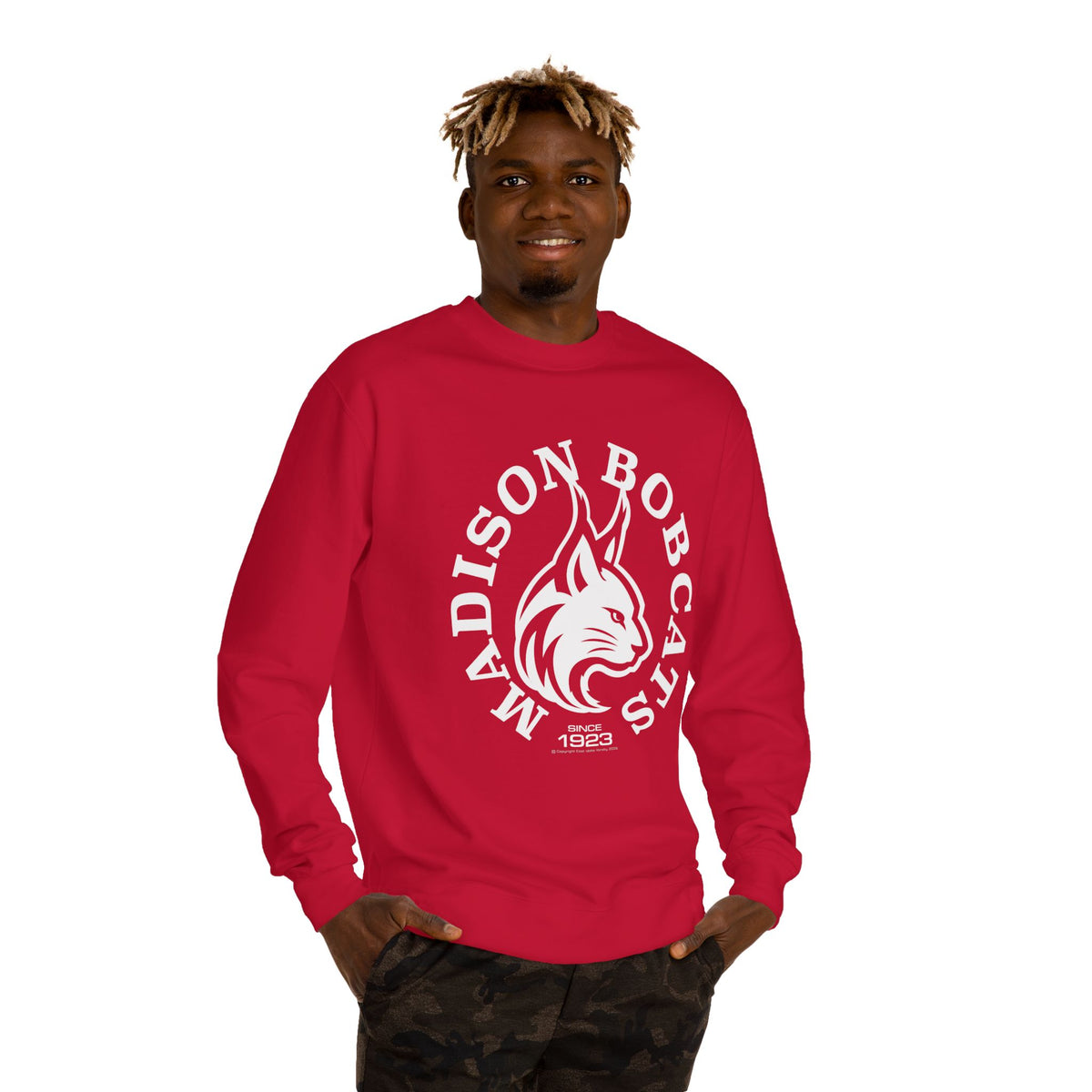 Madison High School Bobcats | Crew Neck Sweatshirt