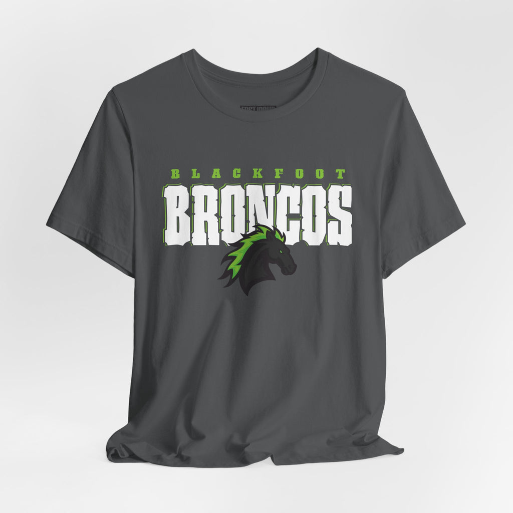 Blackfoot High School Broncos Tee | Big Word Shirt