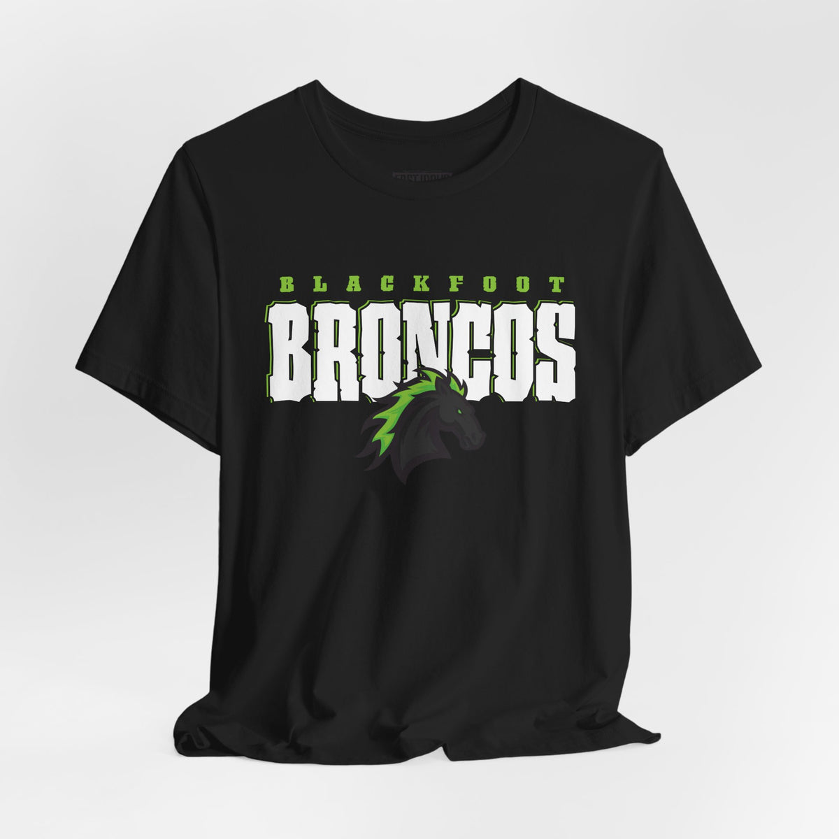 Blackfoot High School Broncos Tee | Big Word Shirt