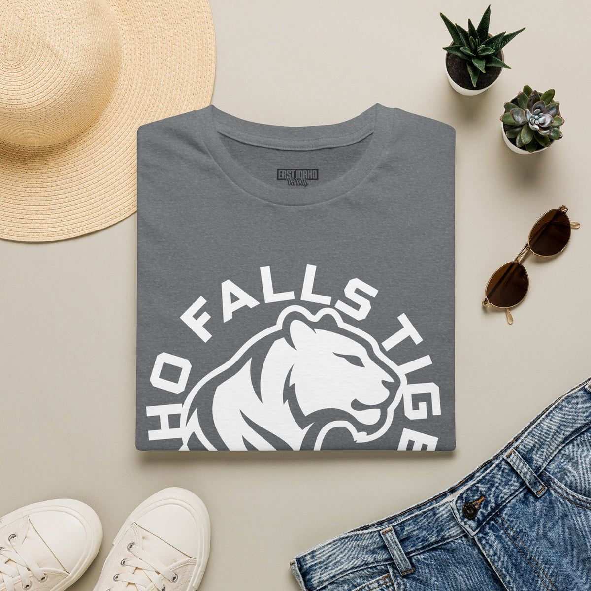 Idaho Falls High School Tigers T-Shirt | circle graphic