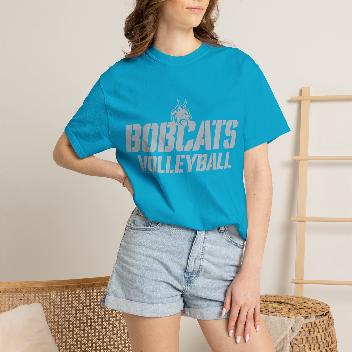 Madison High School Bobcats T-Shirt | volleyball tee