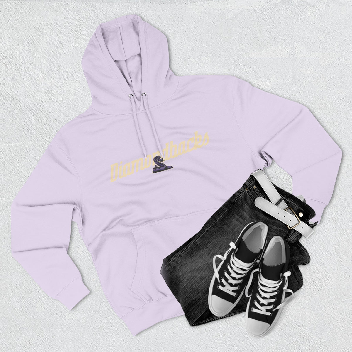 Century High School Diamondbacks | Text and Snake Hoodie