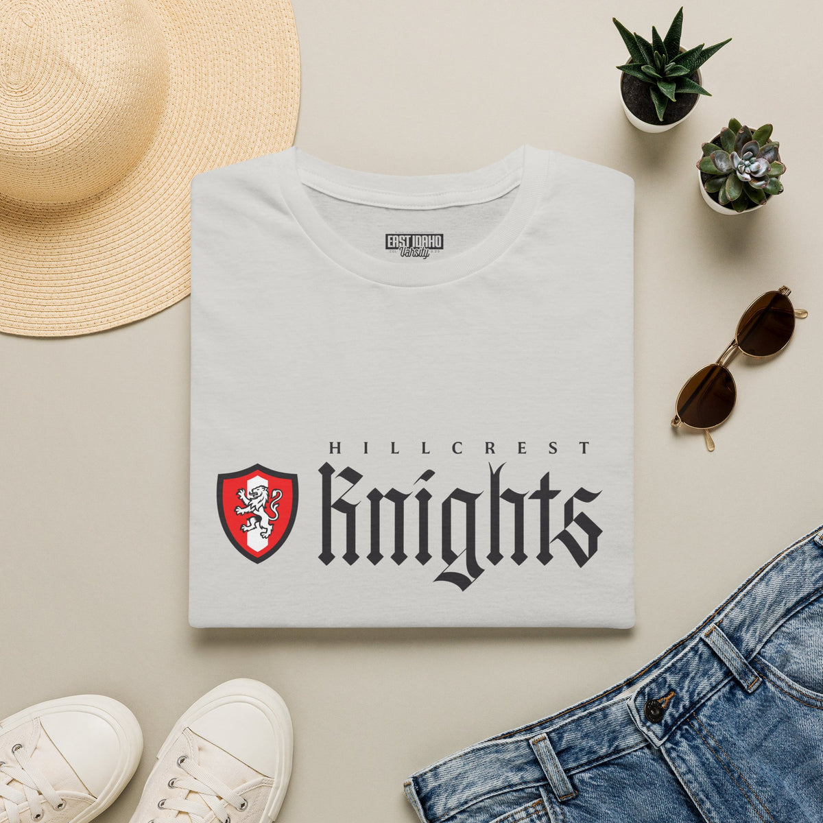 Hillcrest High School Knights T-Shirt | shield graphic