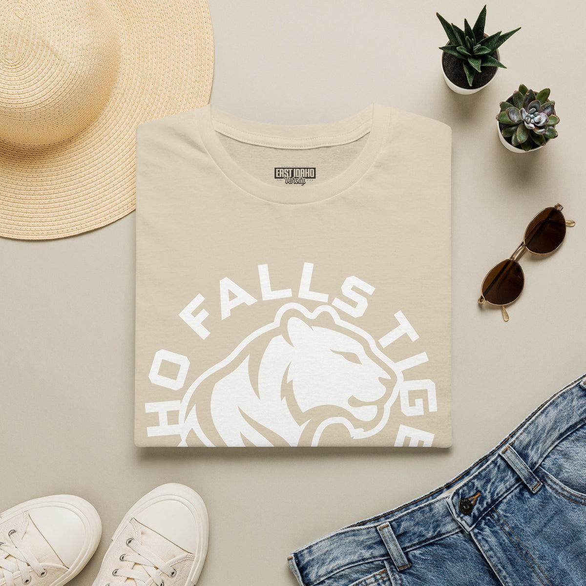 Idaho Falls High School Tigers T-Shirt | circle graphic