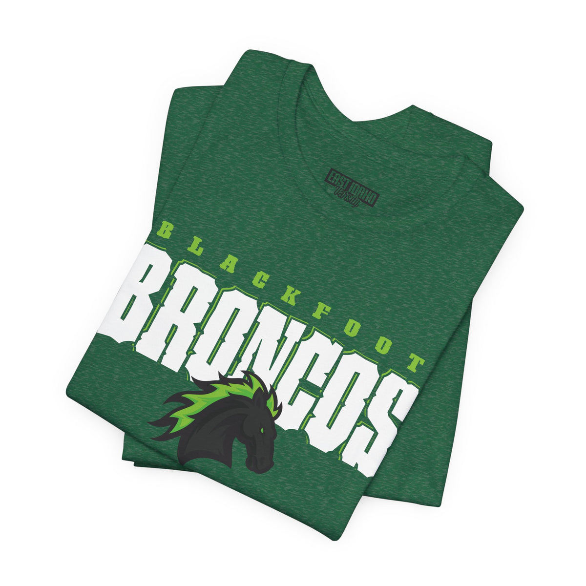 Blackfoot High School Broncos Tee | Big Word Shirt