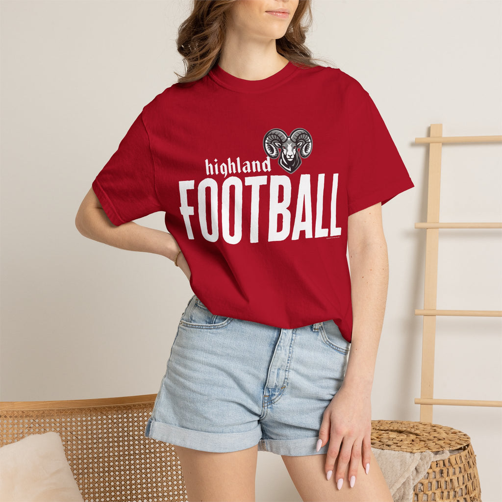 Highland High School Rams T-Shirt | football tee