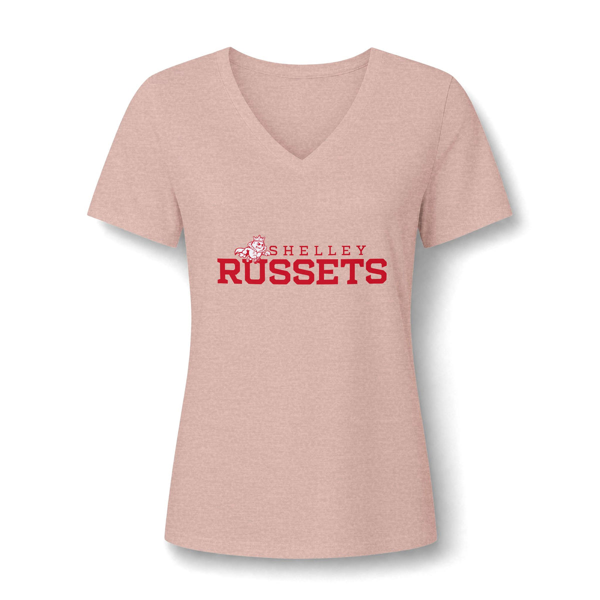 Shelley High School Russets | Logo V-Neck Tee